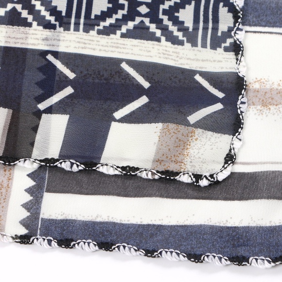 ๐ฅ 1 LEFT! FACE MASK BOHO GEOMETRIC SCARF #15 - Picture 7 of 8